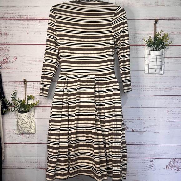Altar’d State Mock Neck B Stripe Dress | Small - Picture 3 of 4